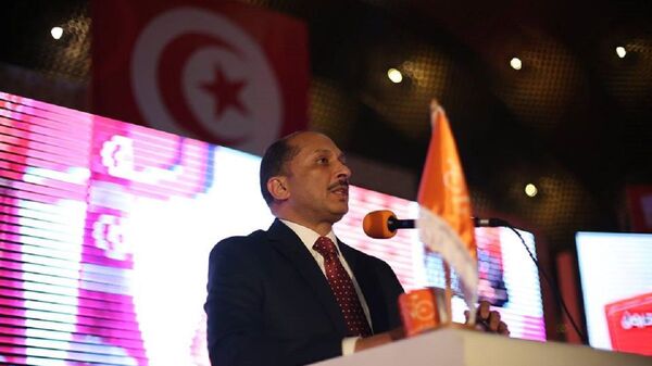 الأمين العام السابق لحزب التيار الديمقراطي التونسي، محمد عبو - سبوتنيك عربي