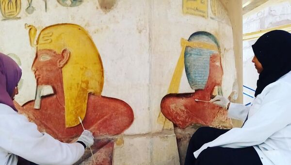 ترميم آثار فرعونية - سبوتنيك عربي