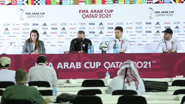 مؤتمر صحفي قبيل انطلاق كأس العرب - سبوتنيك عربي