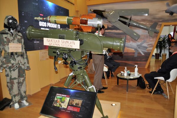 صواريخ باكتار شيكان الموجهة المضادة للدبابات التي تصنعها باكستان في إيديكس 2021 - سبوتنيك عربي