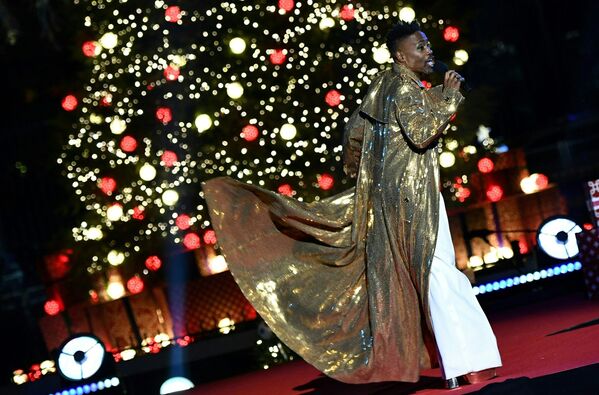 مراسم إضاءة شجرة عيد الميلاد الرئيسية في واشنطن، الولايات المتحدة 2 ديسمبر 2021 - سبوتنيك عربي
