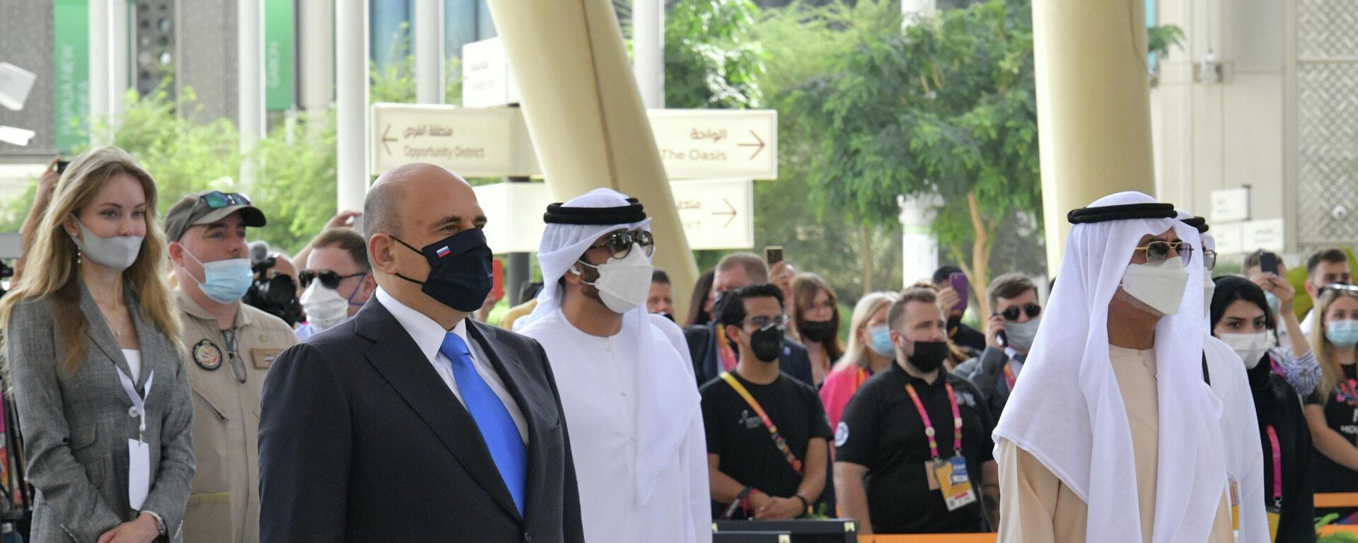 رئيس الوزراء الروسي ميخائيل ميشوستين يزور معرض دبي إكسبو- 2020 في  الإمارات - سبوتنيك عربي, 1920, 04.12.2021