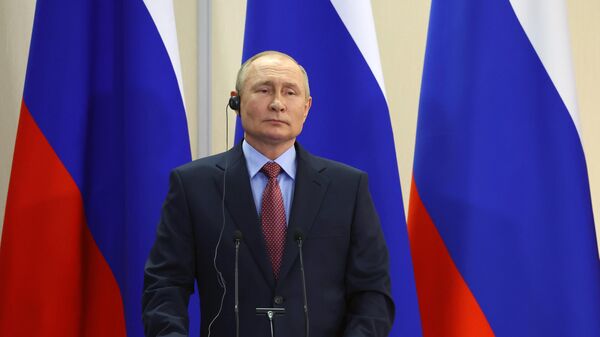 الرئيس فلاديمير بوتين، سوتشي، روسيا 8 ديسمبر 2021 - سبوتنيك عربي