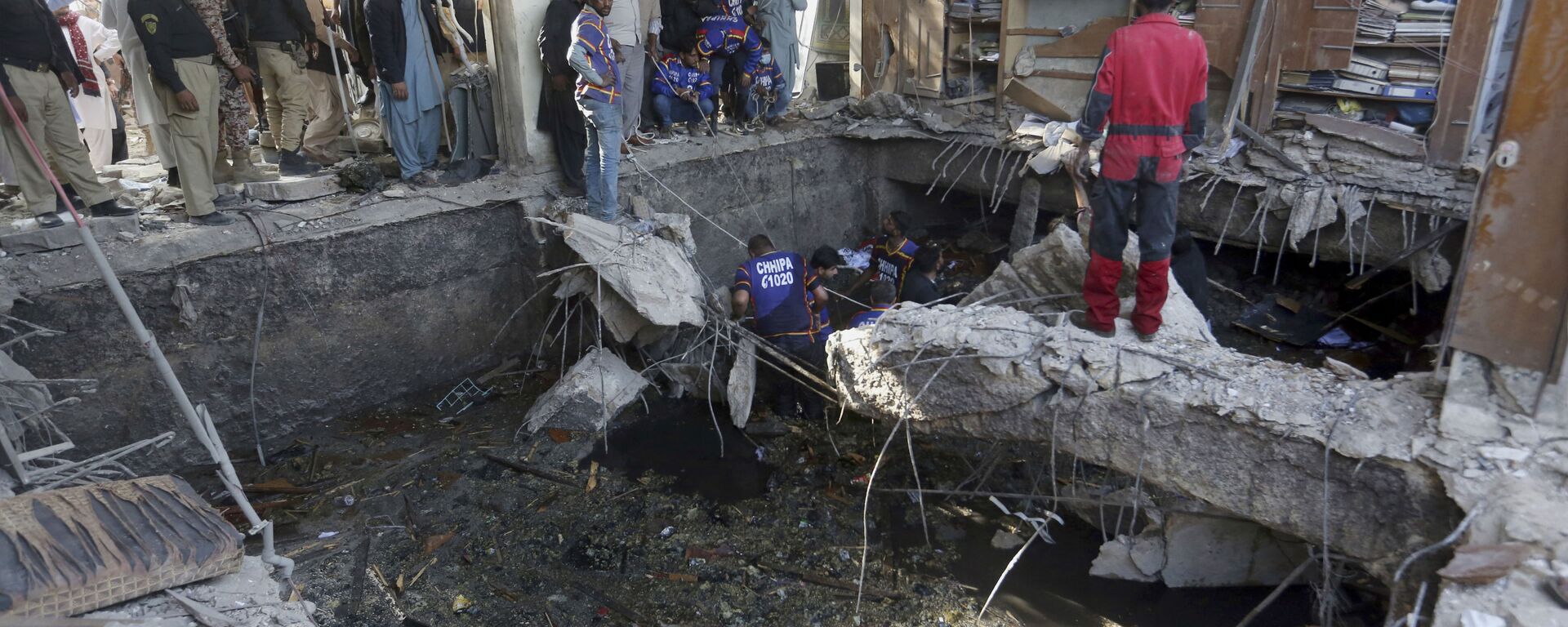  انفجار سببه تسرب غاز بمدينة كراتشي، باكستان 18 ديسمبر 2021 - سبوتنيك عربي, 1920, 01.02.2022