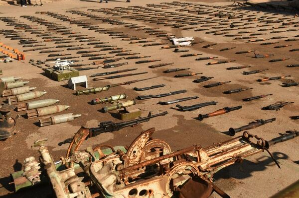الأمن السوري يضبط كميات ضخمة من الأسلحة بريف درعا  - سبوتنيك عربي