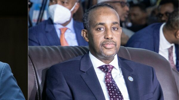 الرئيس الصومالي محمد فرماجو ورئيس الحكومة محمد حسين روبلي  - سبوتنيك عربي