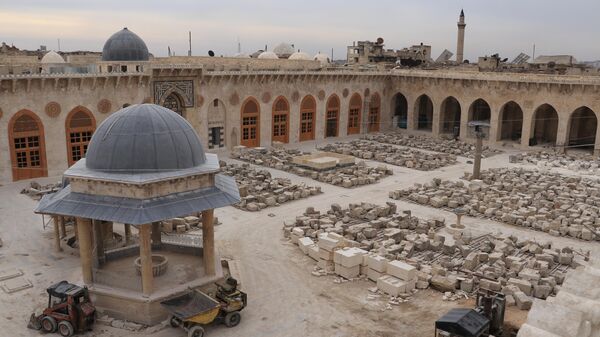 حلب تستعيد جامعها الأموي حجراً حجراً - سبوتنيك عربي