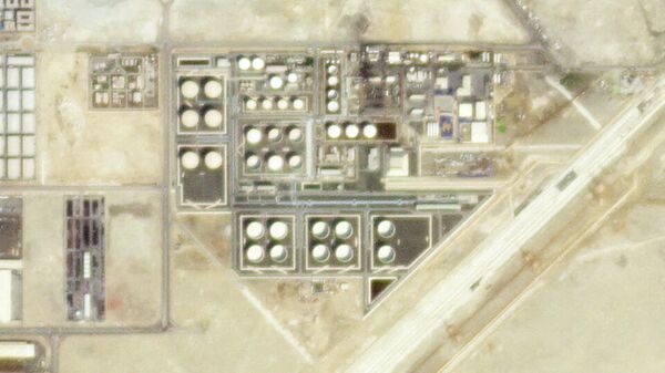صورة بالأقمار الصناعية للمطقة التي هاجمتها أنصار الله في أبو ظبي 15 يناير 2022 - سبوتنيك عربي
