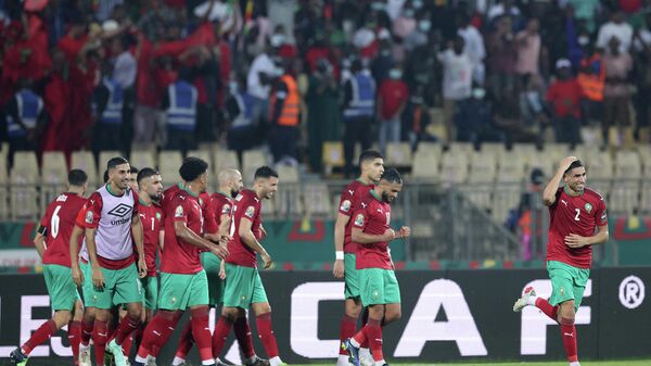 أشرف حكيمي - منتخب المغرب في بطولة الأمم الأفريقية بالكاميرون - سبوتنيك عربي