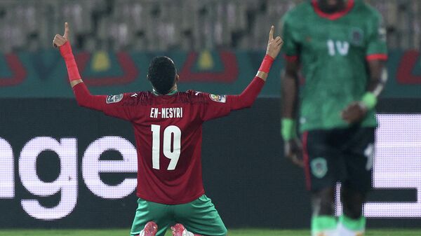 يوسف النصيري - منتخب المغرب في بطولة الأمم الأفريقية بالكاميرون - سبوتنيك عربي