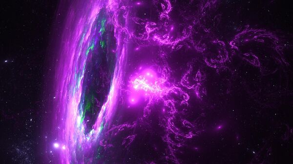 مشهد خيالي لثقب أسود في الفضاء  - سبوتنيك عربي