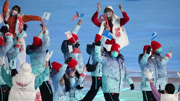 بعثة الفريق الروسي المشارك بالألعاب الأولمبية الشتوية في بكين - سبوتنيك عربي