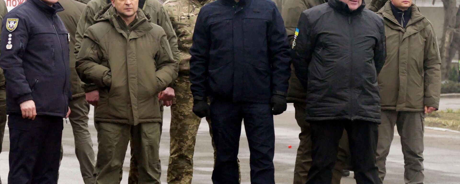 الرئيس الأوكراني فلاديمير زيلينسكي على حدود شبه جزيرة القرم الروسية، روسيا
 - سبوتنيك عربي, 1920, 20.02.2022