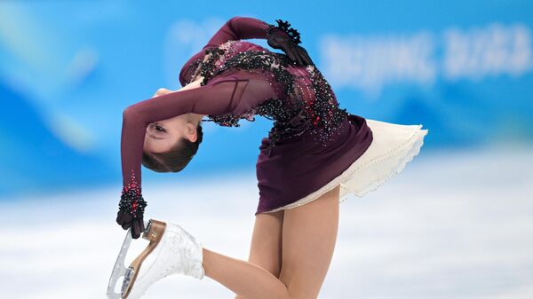المتزلجة الروسية آنا شيرباكوفا، فقرة التزلج الفني الطويل، بكين 2022، الصين 17 فبراير 2022
 - سبوتنيك عربي