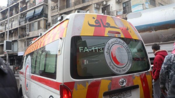 قتلى ومصابين في حريق شب في مول تجاري وسط العاصمة دمشق، سوريا 1 مارس 2022 - سبوتنيك عربي