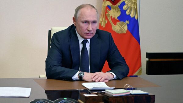 الرئيس الروسي فلاديمير بوتين، روسيا 3 مارس2022 - سبوتنيك عربي