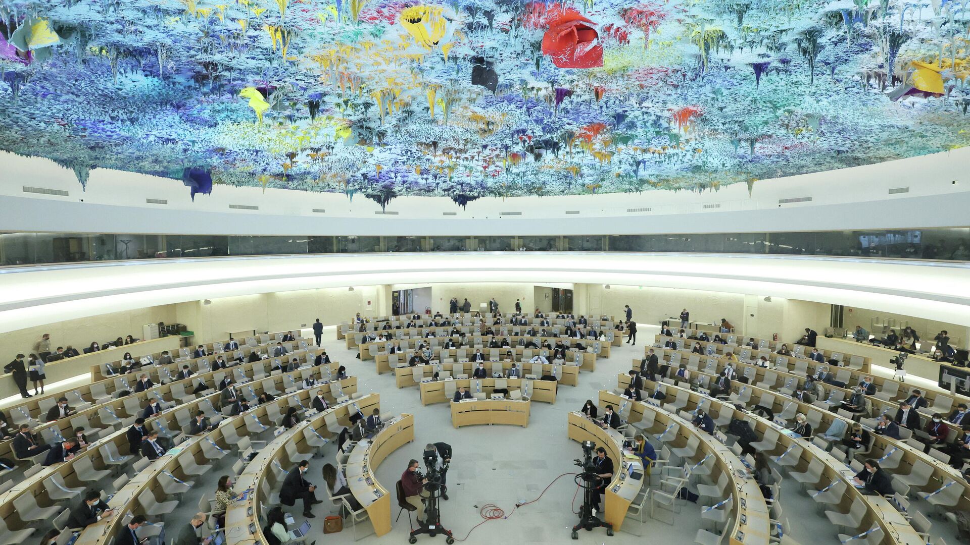 جلسة مجلس حقوق الإنسان حول أزمة أوكرانيا، جنيف، سويسرا 4 مارس 2022 - سبوتنيك عربي, 1920, 25.03.2022