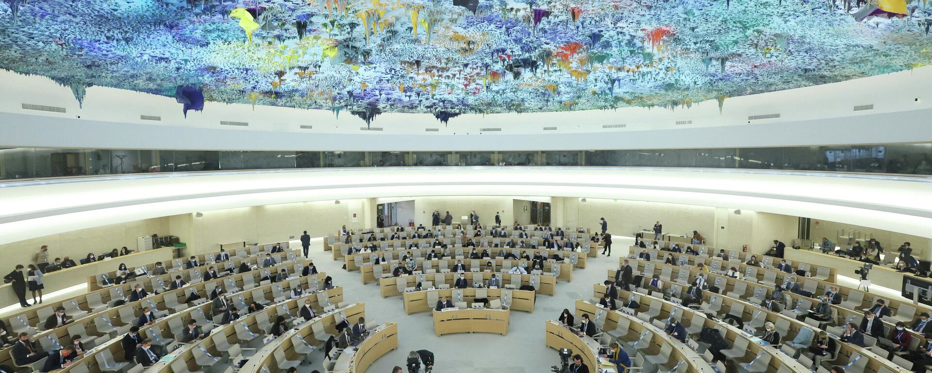 جلسة مجلس حقوق الإنسان حول أزمة أوكرانيا، جنيف، سويسرا 4 مارس 2022 - سبوتنيك عربي, 1920, 08.04.2022