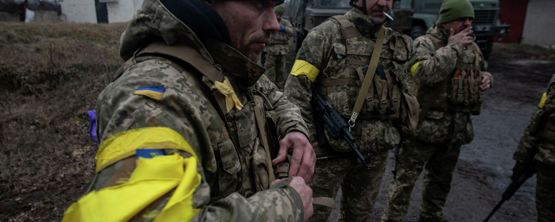 قوات الجيش الأوكراني في منطقة خاركوف، أوكرانيا  3 مارس 2022 - سبوتنيك عربي, 1920, 17.04.2022