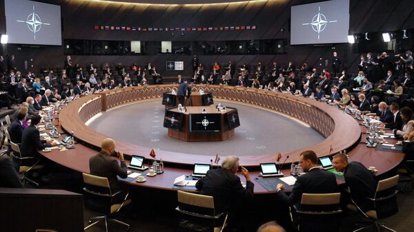 اجتماع الناتو وقمة جي 7 وأعضاء الاتحاد الأوروبي، حول أزمة أوكرانيا في بروكسل، بلجيكا 4 مارس  2022 - سبوتنيك عربي