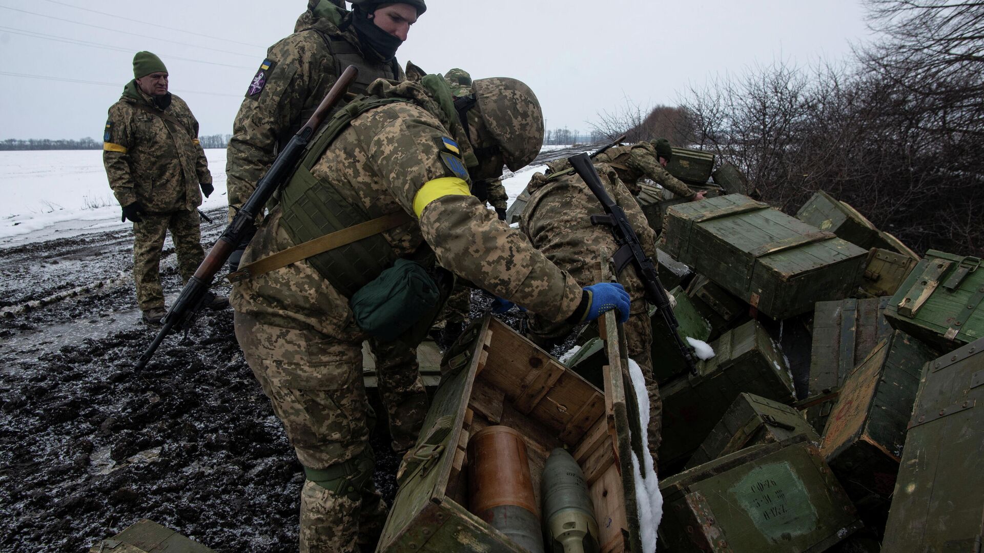 قوات الجيش الأوكراني في منطقة سومي، أوكرانيا 7 مارس 2022 - سبوتنيك عربي, 1920, 15.03.2022