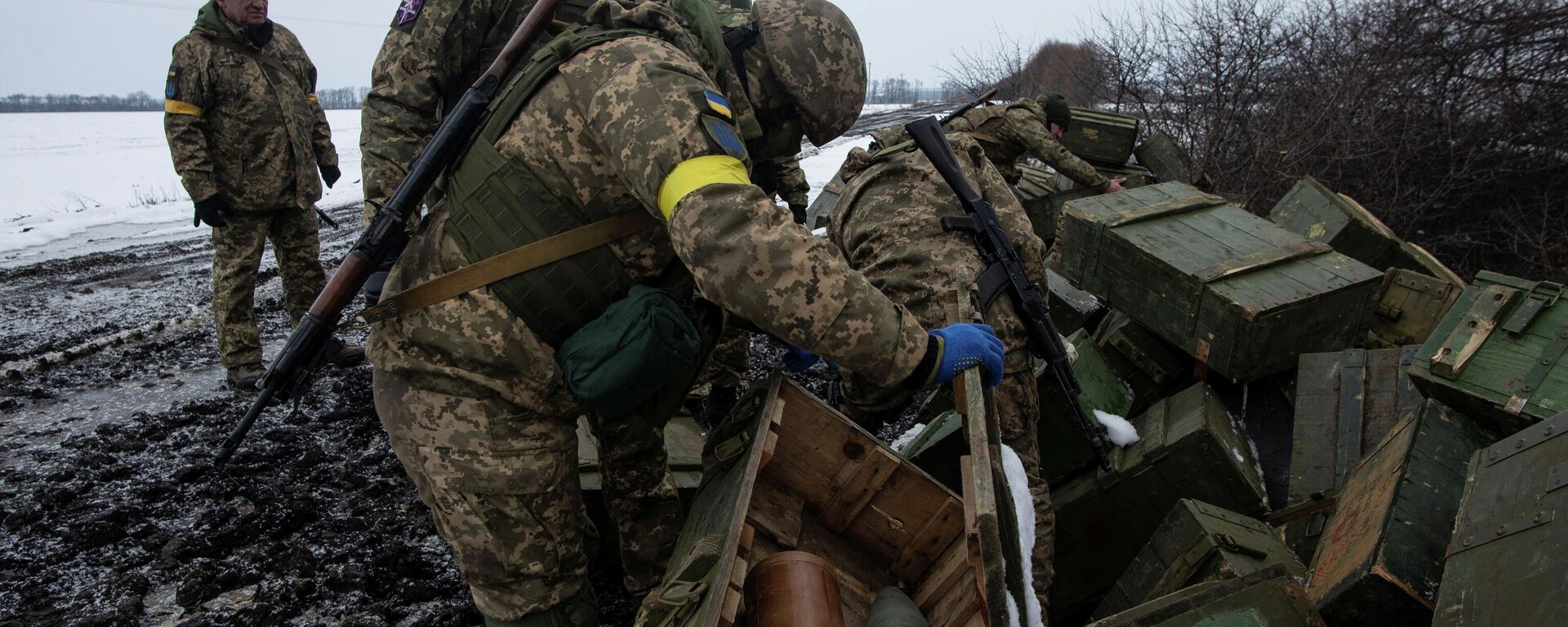قوات الجيش الأوكراني في منطقة سومي، أوكرانيا 7 مارس 2022 - سبوتنيك عربي, 1920, 09.04.2022