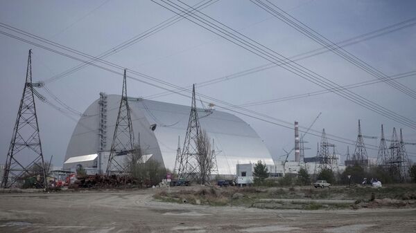 صورة لمحطة تشيرنوبل النووية، أوكرانيا 5 أبريل 2017 - سبوتنيك عربي