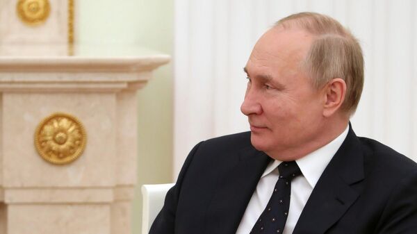 لقاء الرئيس الروسي فلاديمير بوتين ونظيره البيلاروسي ألكسندر لوكاشينكو في الكرملين، موسكو، روسيا 11 مارس 2022 - سبوتنيك عربي