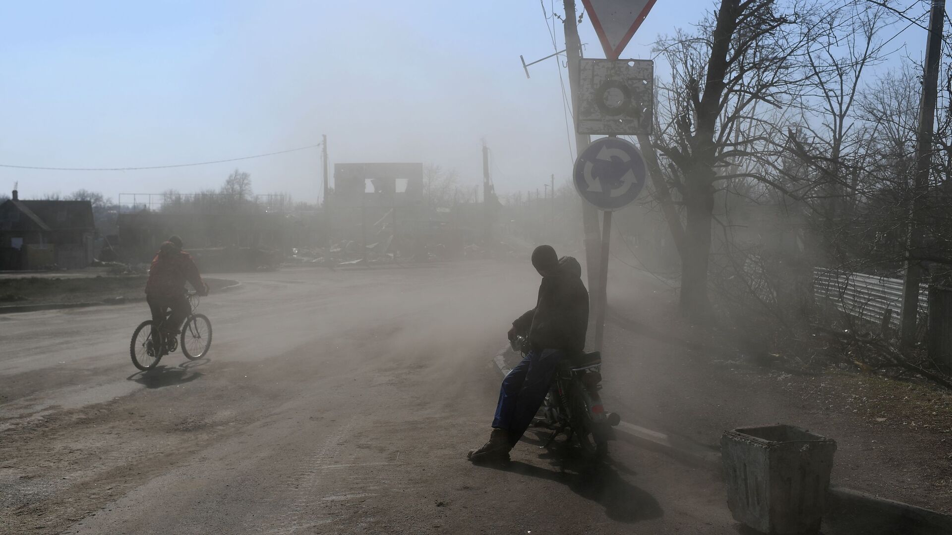 مدينة فولنوفاخا بعد قصف القوات المسلحة الأوكرانية، إقليم دونباس 21 مارس 2022 - سبوتنيك عربي, 1920, 26.03.2022