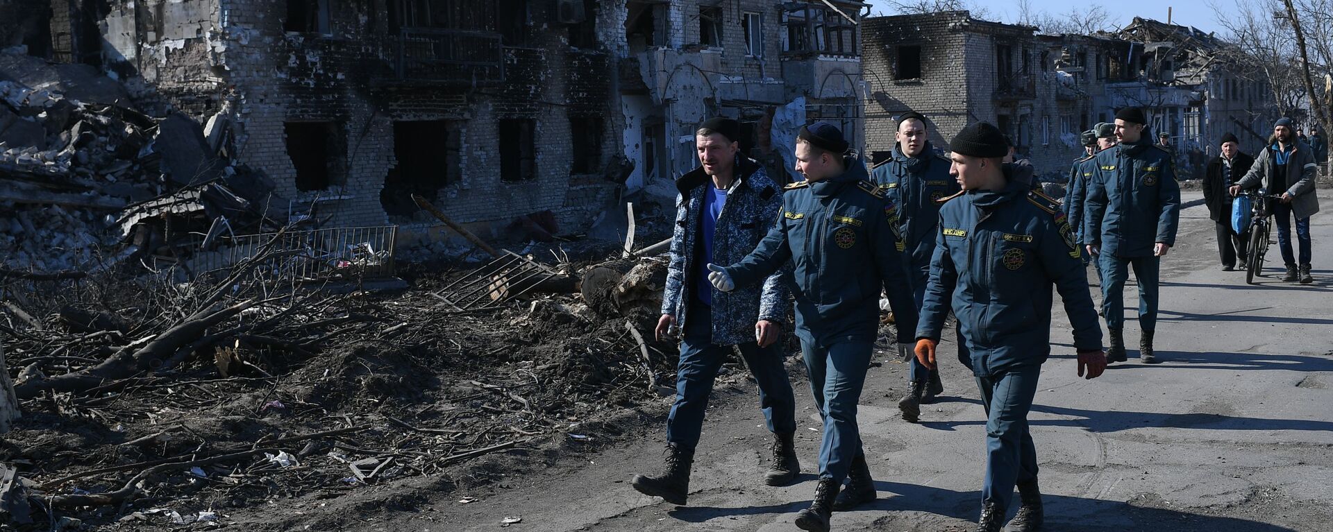 مدينة فولنوفاخا بعد قصف القوات المسلحة الأوكرانية، إقليم دونباس 21 مارس 2022 - سبوتنيك عربي, 1920, 19.04.2022