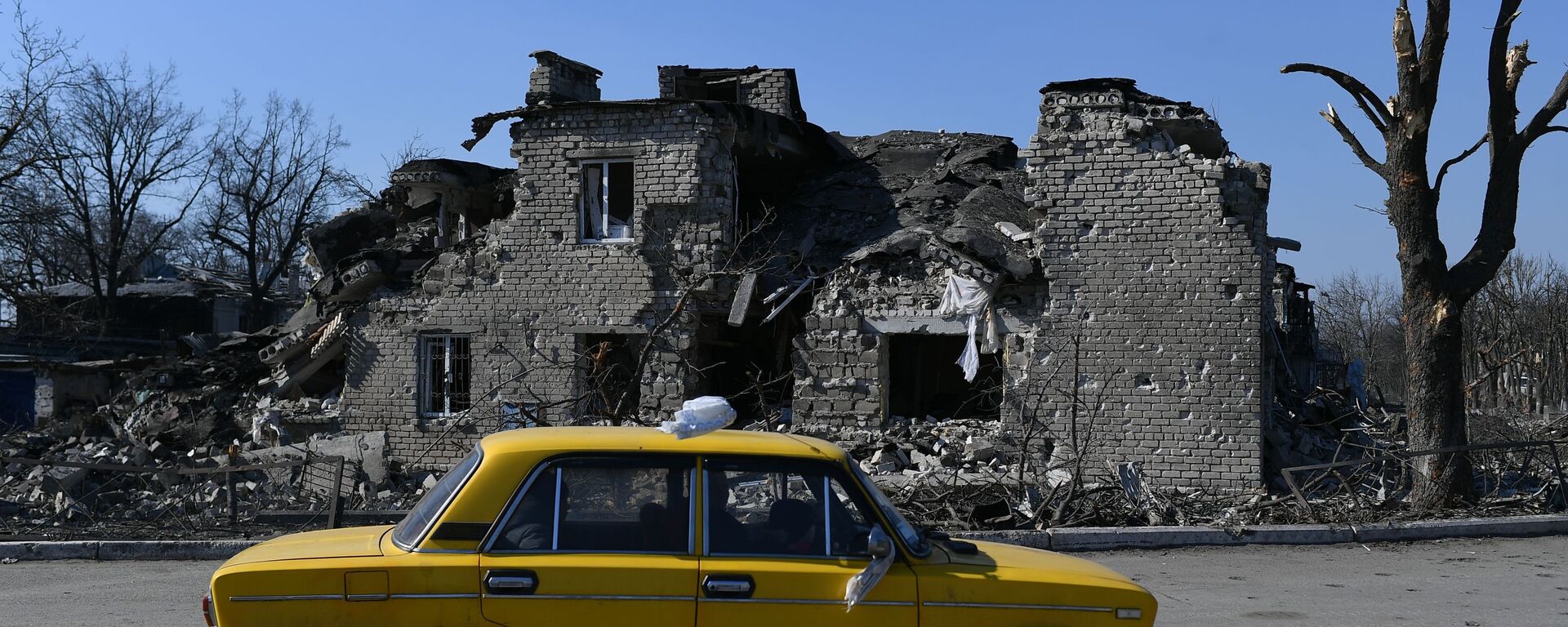 مدينة فولنوفاخا بعد قصف القوات المسلحة الأوكرانية، إقليم دونباس 21 مارس 2022 - سبوتنيك عربي, 1920, 11.01.2023
