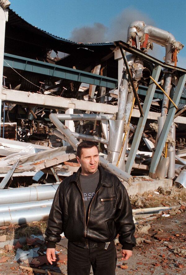 مصنع طائرات عسكرية مدمر في بانشيفو، شمال بلغراد، 25 مارس 1999 - سبوتنيك عربي