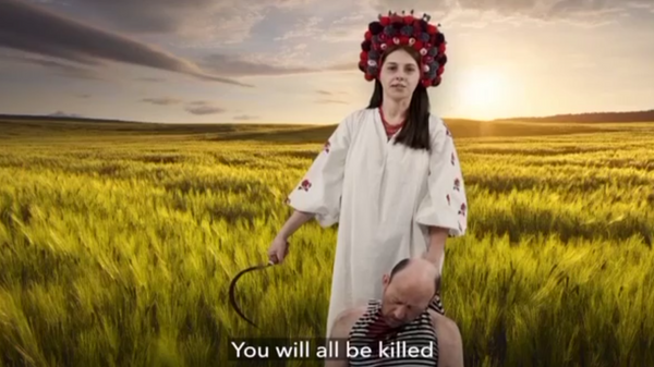 فيديو يظهر أوكرانية تذبح روسيا - سبوتنيك عربي