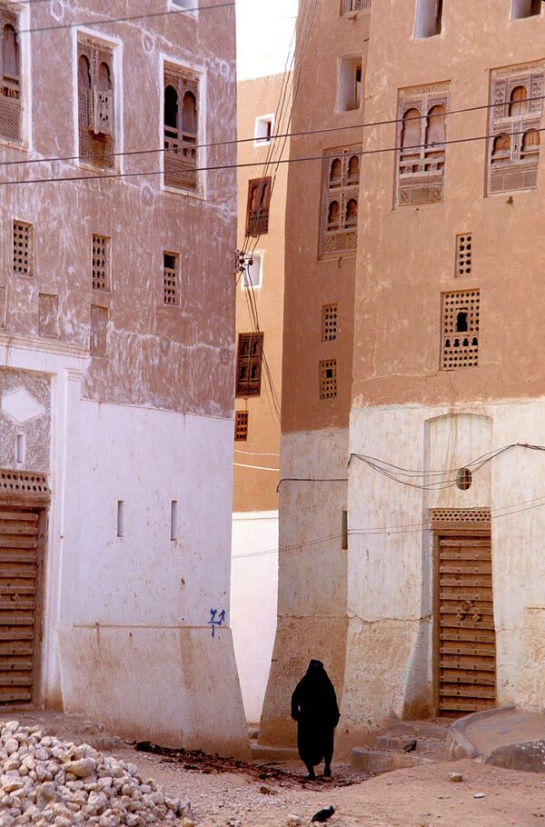 مباني مدينة شبام، اليمن - سبوتنيك عربي