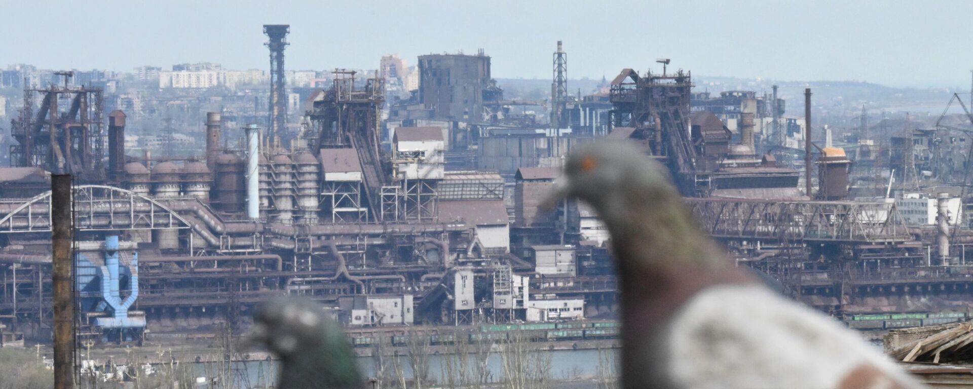 منظر لمصنع آزوفستال في ماريوبول، أوكرانيا 23 أبريل 2022 - سبوتنيك عربي, 1920, 12.05.2022