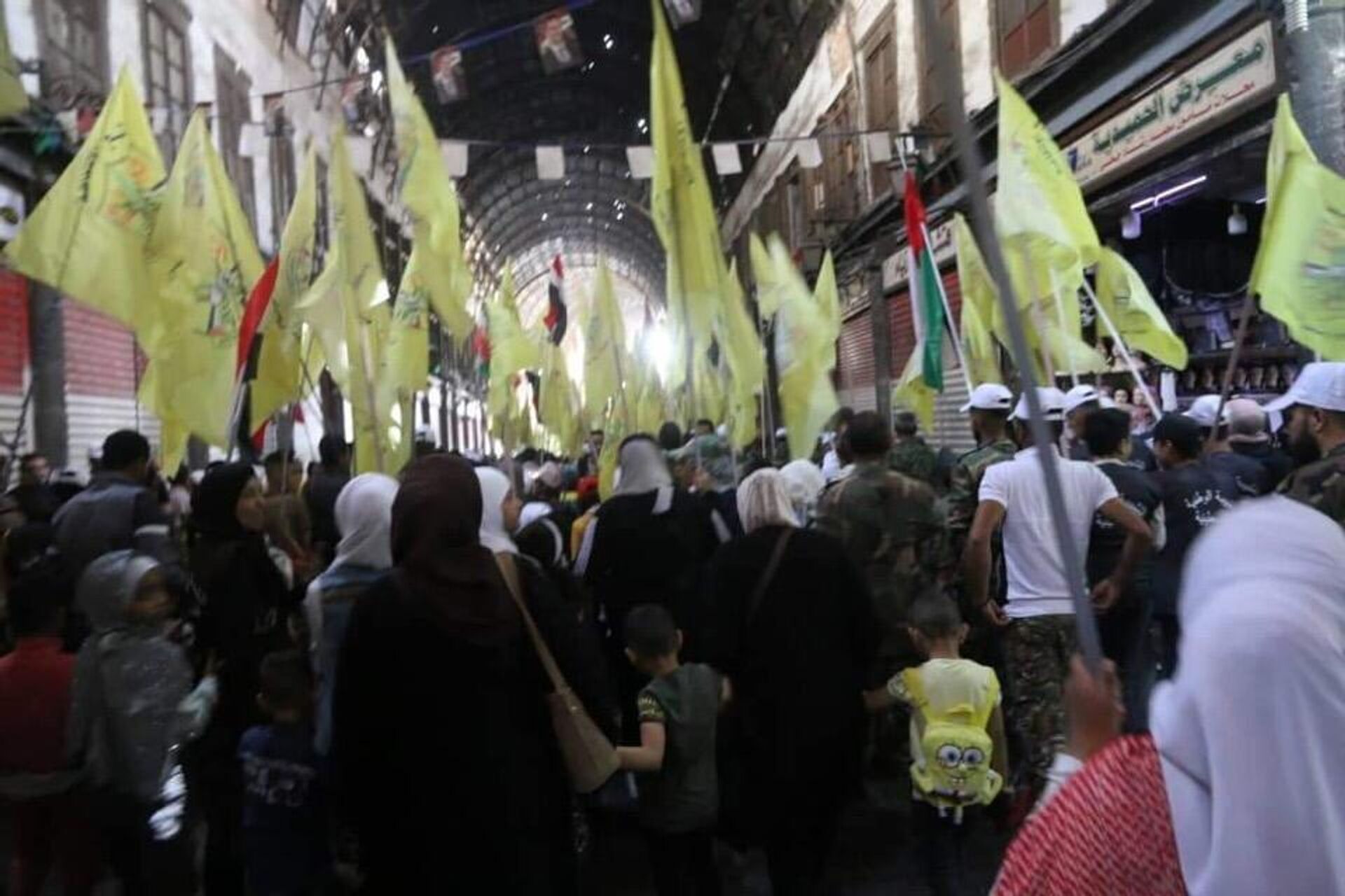 مسيرة يوم القدس العالمي تحت عنوان القدس هي المحور في العاصمة السورية دمشق
 - سبوتنيك عربي, 1920, 29.04.2022