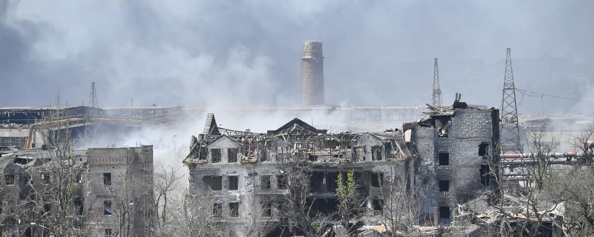 قصف معمل آزوفستال للمعادن في ماريوبول، أوكرانيا 3 مايو 2022 - سبوتنيك عربي, 1920, 18.07.2023