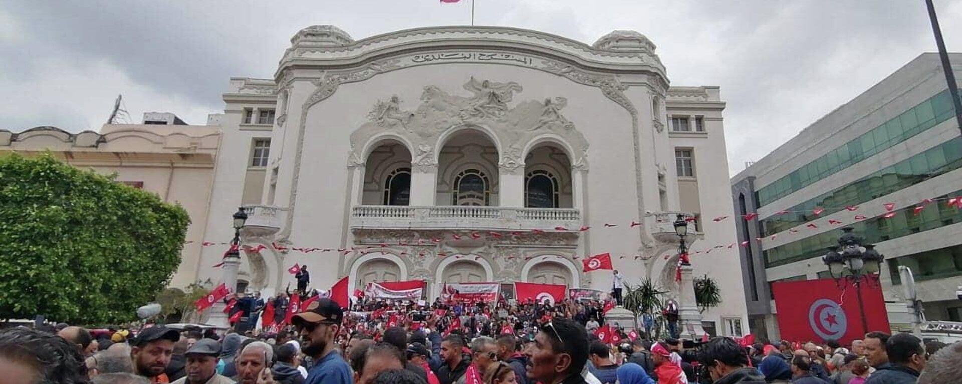 حراك داعم للرئيس التونسي قيس سعيد الأحد 8 مايو - سبوتنيك عربي, 1920, 18.09.2022