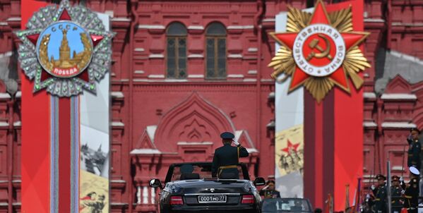 العرض العسكري بمناسبة الذكرى الـ77 لعيد النصر في الساحة الحمراء، موسكو، روسيا 9 مايو 2022 - سبوتنيك عربي