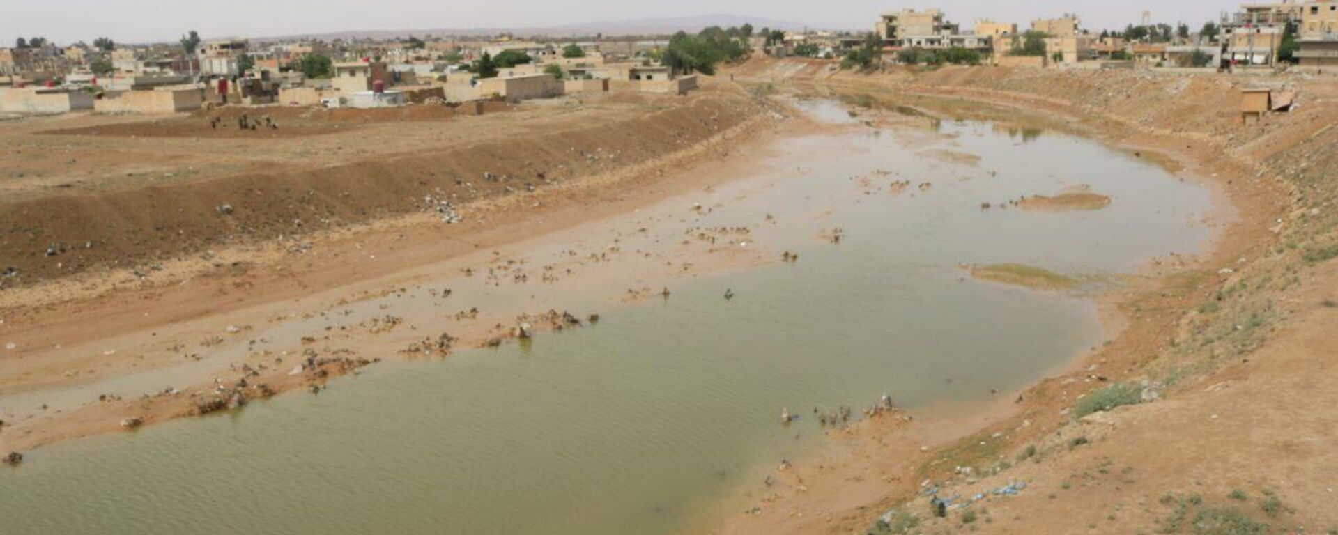 انخفاض تاريخي في منسوب نهر الفرات ينذر بكارثة إنسانية وبيئية خطيرة شرقي سوريا - سبوتنيك عربي, 1920, 09.05.2022