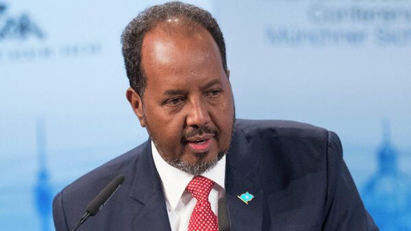 الرئيس الصومالي الجديد، حسن شيخ محمود، 15 مايو/ آيار 2022 - سبوتنيك عربي