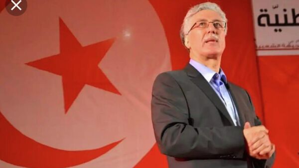 الأمين العام لحزب العمال التونسي حمة الهمامي - سبوتنيك عربي