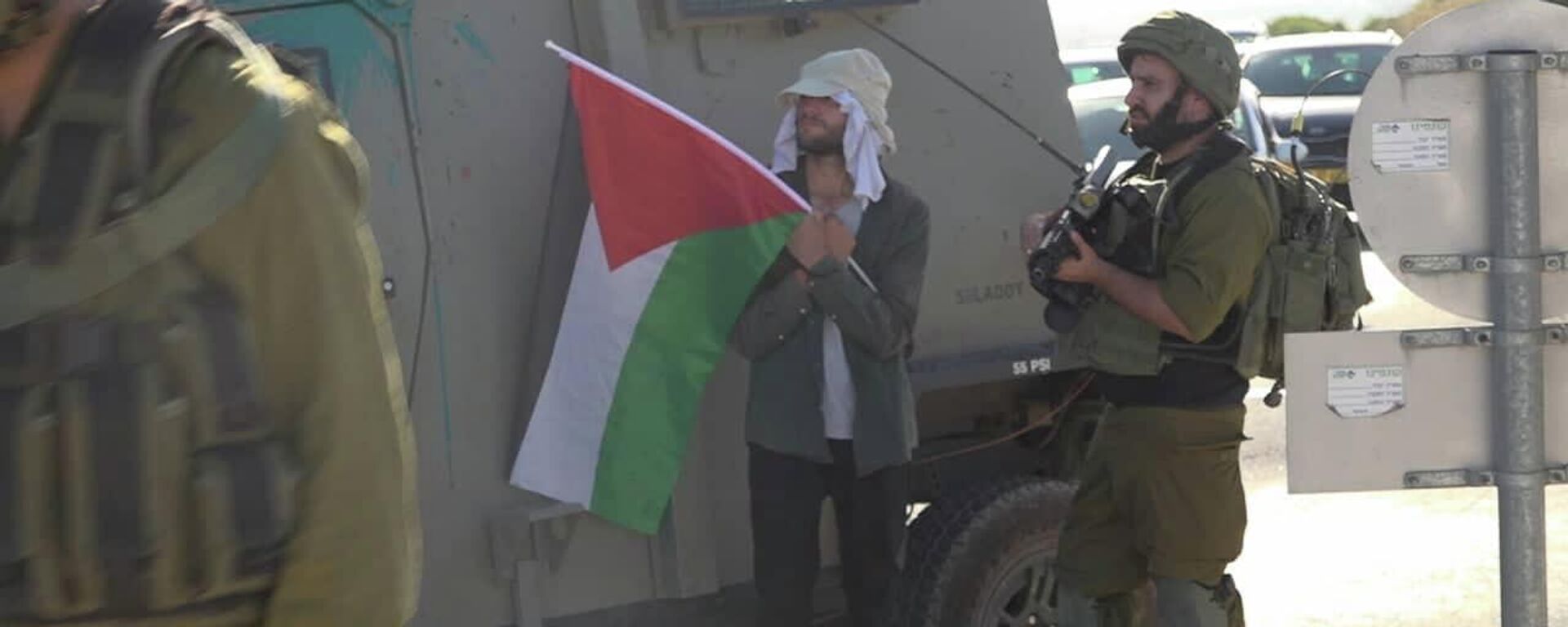 الجيش الإسرائيلي يقمع فعالية شعبية لرفع العلم الفلسطيني شمال الضفة الغربية  - سبوتنيك عربي, 1920, 19.07.2022