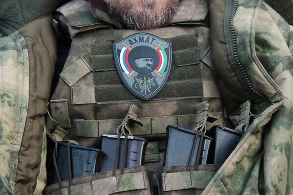 شارة الشرطة العسكرية الشيشانية باسم أحمد حاجي قديروف - سبوتنيك عربي