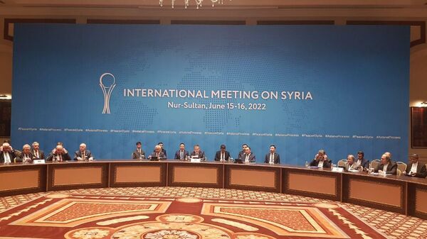  الاجتماع الدولي الثامن عشر حول سوريا في إطار عملية أستانا في كازاخستان  - سبوتنيك عربي