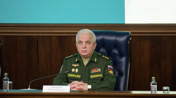 رئيس المركز الوطني لإدارة شؤون الدفاع في روسيا، الفريق أول ميخائيل ميزينتسيف - سبوتنيك عربي
