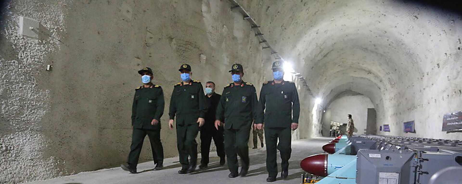 قادة الحرس الثوري الإيراني في فاعدة عسكرية تحت الأرض - سبوتنيك عربي, 1920, 21.06.2022