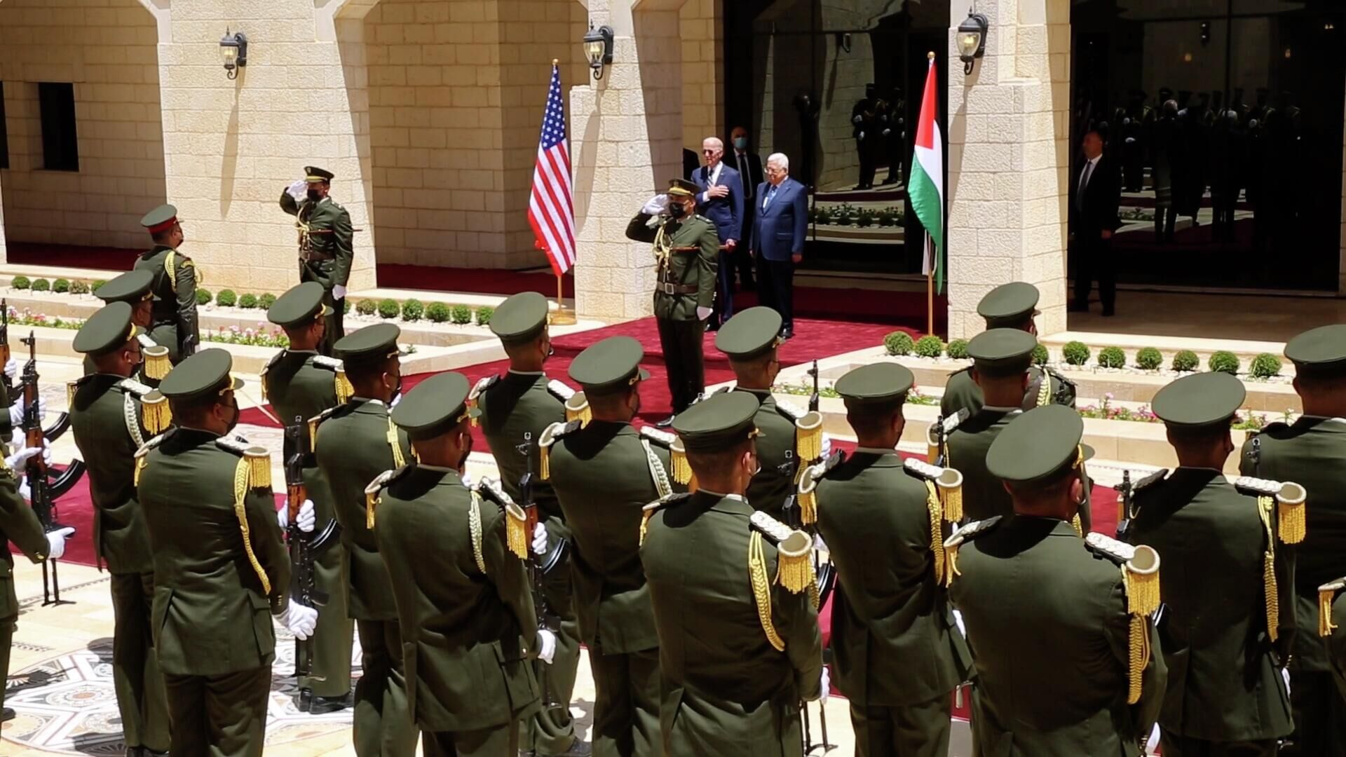 الرئيس الأمريكي جو بايدن يلتقي الرئيس محمود عباس في بيت لحم  - سبوتنيك عربي, 1920, 15.07.2022