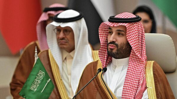 ولي العهد السعوي الأمير محمد بن سلمان خلال قمة جدة في المملكة العربية السعودية، اليوم السبت 16 يوليو/ تموز 2022 - سبوتنيك عربي