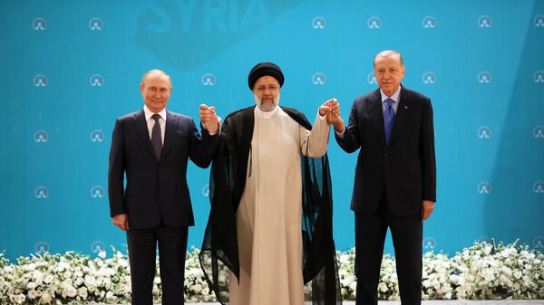 Рабочий визит президента РФ В. Путина в Иран - سبوتنيك عربي